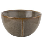 Talerz głęboki do zupy 15 cm porcelanowy Florina Bergen salaterka miseczka brązowy retro