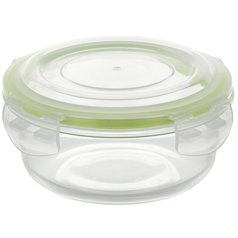 Pojemniki szklane okrągłe lunchbox Florina Frigo zestaw 3 sztuki żaroodporne hermetyczne 620 ml
