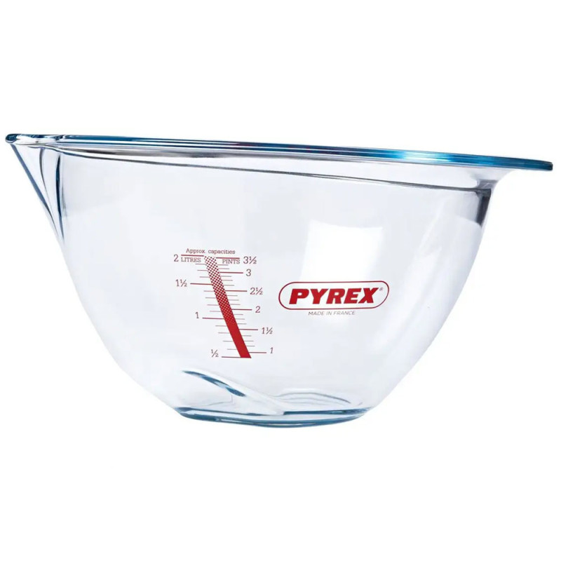 Szklana miska z miarką 4 l duża misa żaroodporna Ekspert Pyrex 185B