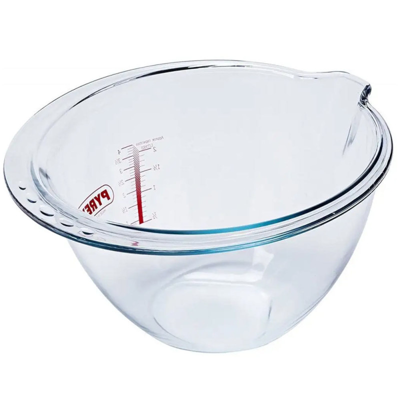 Szklana miska z miarką 4 l duża misa żaroodporna Ekspert Pyrex 185B