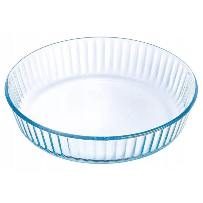 Szklana forma do tarty 26 cm naczynie żaroodporne 2.1 L Pyrex 818 P