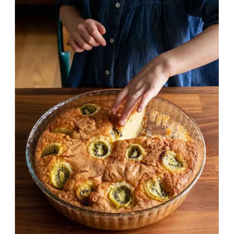 Szklana forma do tarty 26 cm naczynie żaroodporne 2.1 L Pyrex 818 P