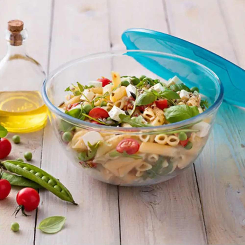 Miska żaroodporna 700 ml salaterka 15 cm naczynie z pokrywką Cook&Enjoy Pyrex 178 P