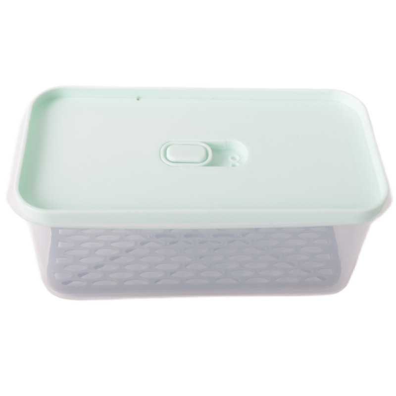 Pojemniki z podkładką lunchbox MG Home Misto zestaw 6 sztuk hermetyczne 1400/1200/650/650/300/300 ml miętowe