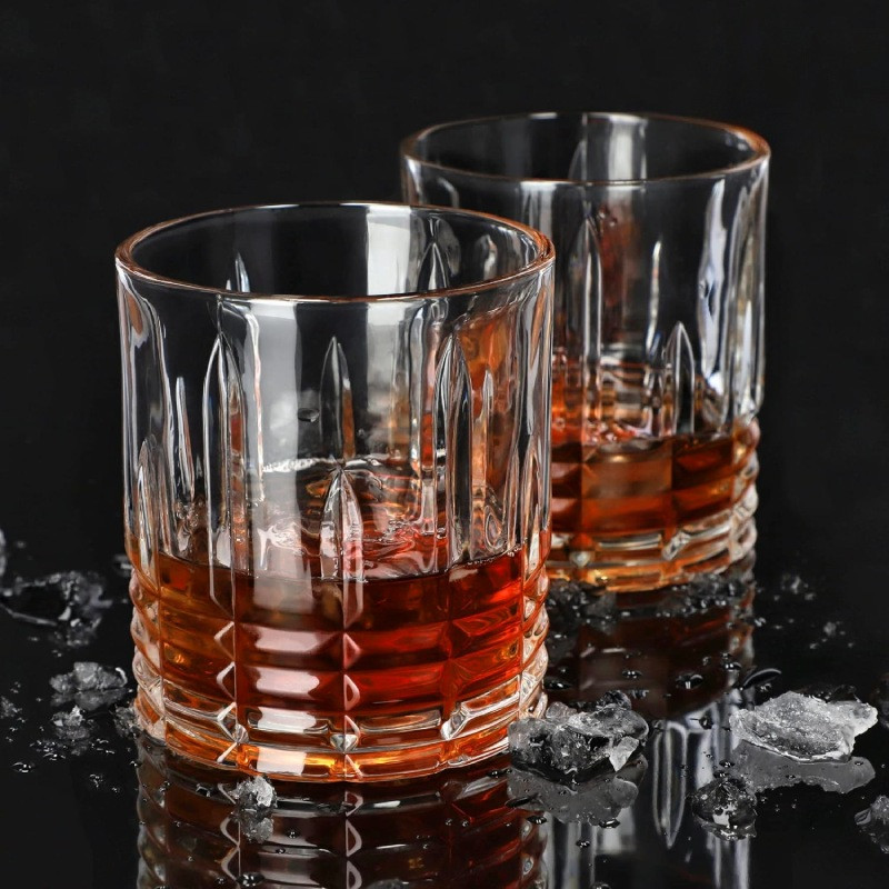 Szklanki do whisky 320 ml  zestaw 6 szklanek do drinków Krisberg 1516