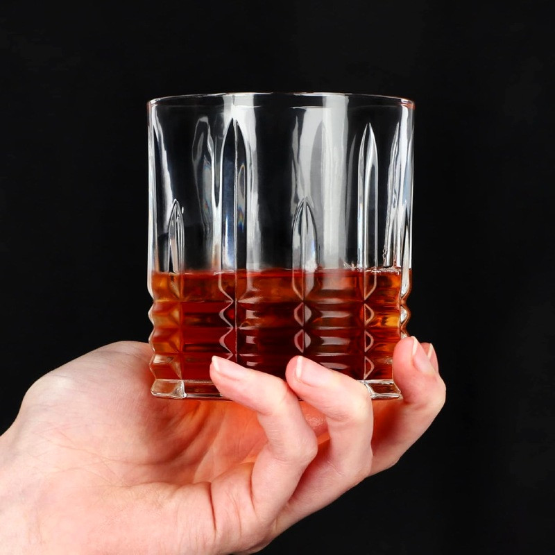 Szklanki do whisky 320 ml  zestaw 6 szklanek do drinków Krisberg 1516