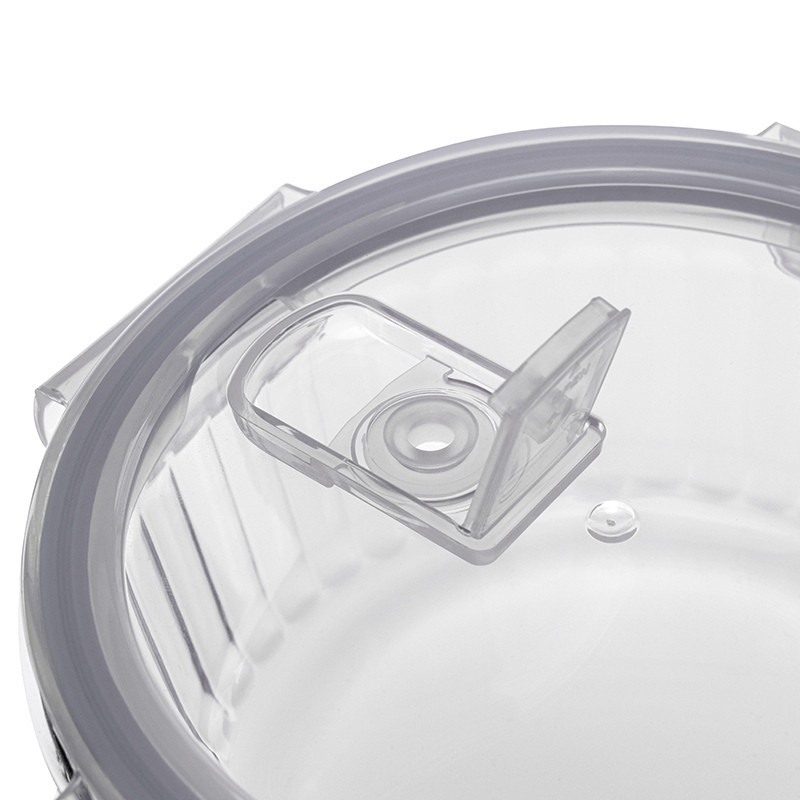 Pojemniki szklane ryflowane Florina Mariet lunchbox zestaw 4 sztuki żaroodporne hermetyczne