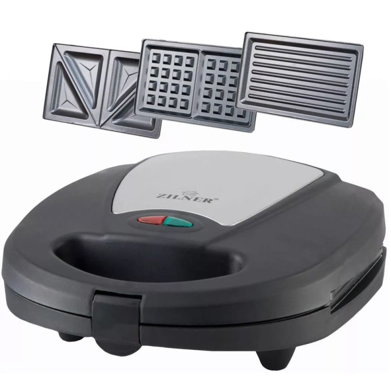 Toster 3w1 opiekacz do kanapek grill gofrownica Zilner ZL-113