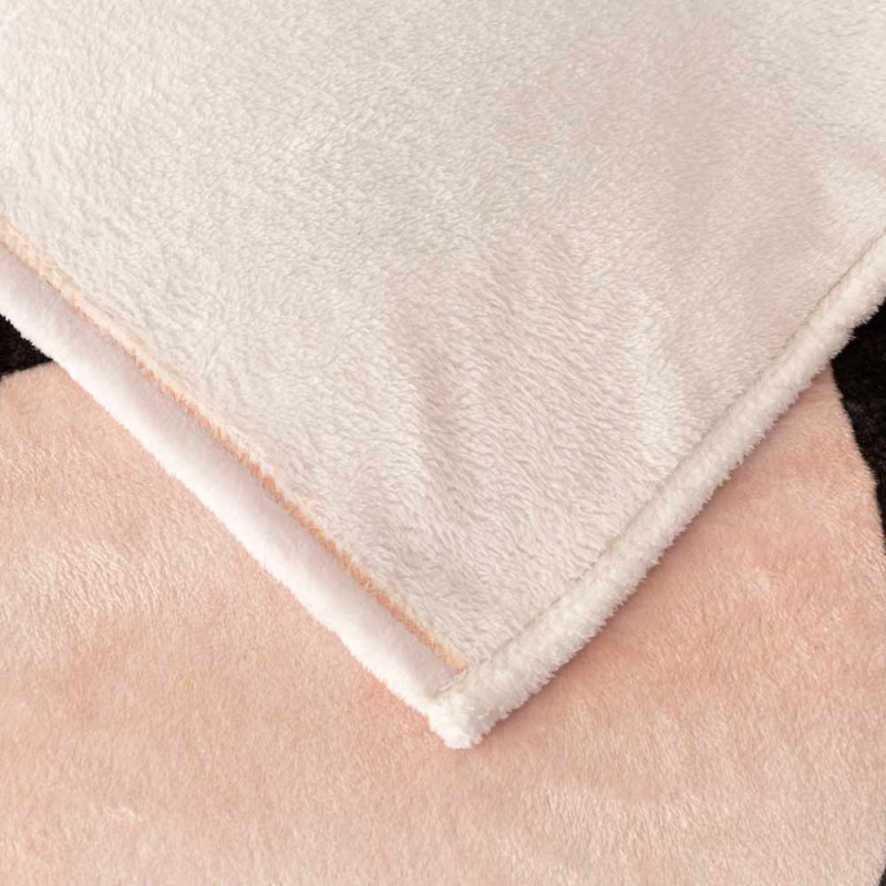 Koc z realistycznym nadrukiem nadrukiem 160x200 miękki pled narzuta na łóżko Cotton World KSM 89 wzór czarny koń