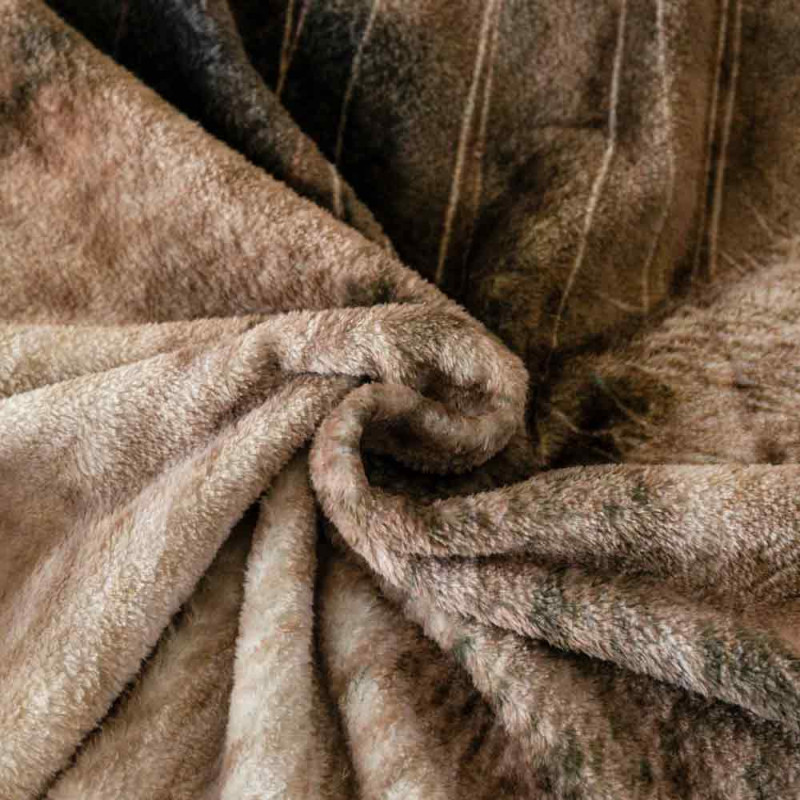 Koc z realistycznym nadrukiem nadrukiem 160x200 miękki pled narzuta na łóżko Cotton World KSM 93 wzór kotek