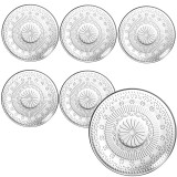 Talerzyki deserowe 17,5 cm szklane Altom Karen zestaw 6 sztuk spodek na ciasto deser