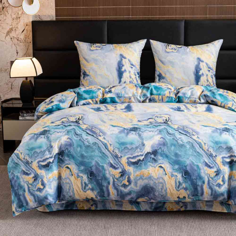 Pościel 160x200 bawełna satynowa dwustronna Cotton World gruba 3 części AML 3082