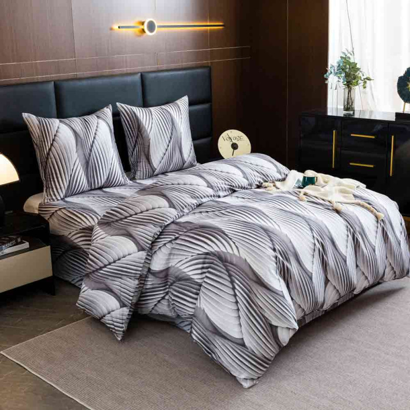 Pościel 220x200 bawełna satynowa dwustronna Cotton World gruba 3 części AML 3083