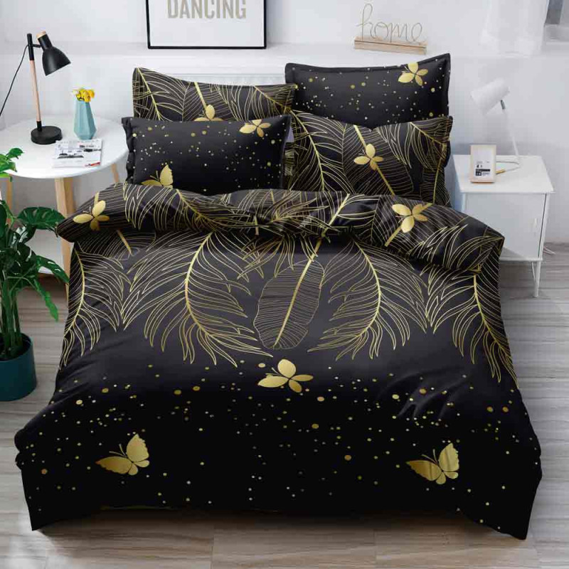 Pościel 140x200 bawełna satynowa dwustronna Cotton World gruba 2 części AML 2225