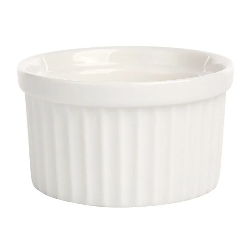 Kokilki do zapiekania 200 ml zestaw 6 sztuk salaterki miseczki pojemniki porcelanowe Brulee