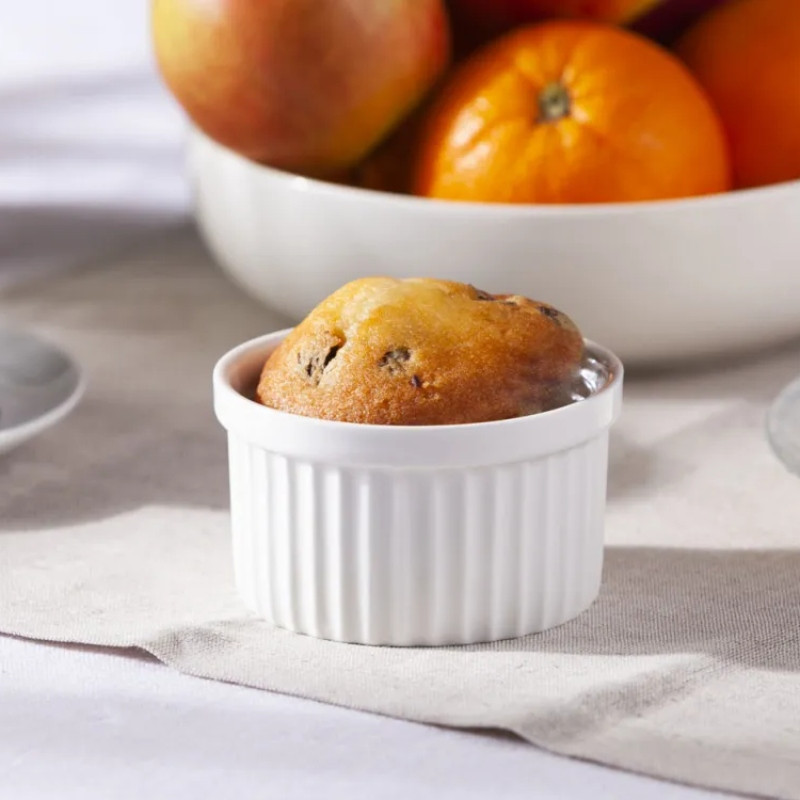 Kokilki do zapiekania 200 ml zestaw 6 sztuk salaterki miseczki pojemniki porcelanowe Brulee