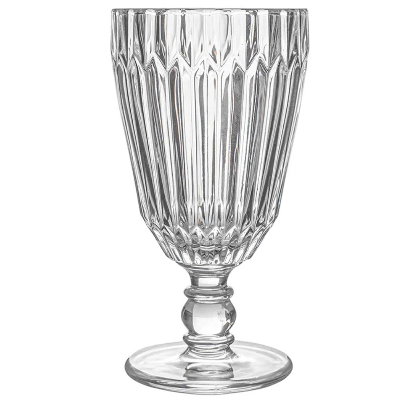 Kielich do wody szklanki ryflowane Altom Venus 285 ml szklane zestaw 6 sztuk