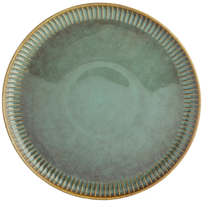 Serwis obiadowy porcelanowy Altom Sage 18 elementów zestaw talerzy dla 6 osób retro