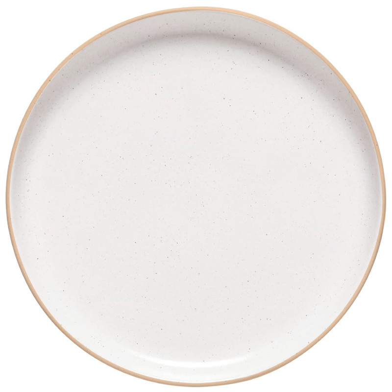 Serwis obiadowy porcelanowy MG Home Artena 32 elementy zestaw talerzy misek kubków dla 6 osób nakrapiany