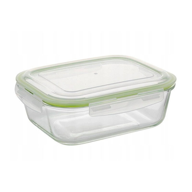 Szklany pojemnik 1040 ml na żywność jedzenie Florina Frigo pudełko z pokrywką lunchbox prostokątny hermetyczny