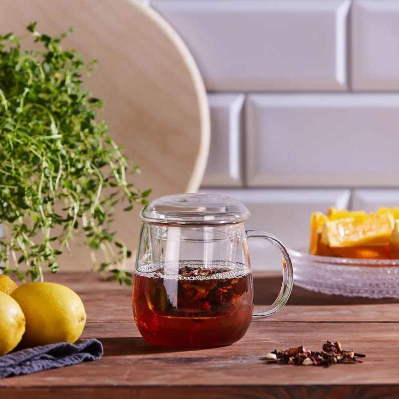 Szklanka z zaparzaczem 350 ml kubek do herbaty ziół Andrea Altom