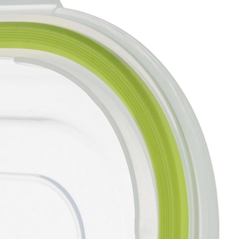 Szklany pojemnik 1750 ml na żywność jedzenie Florina Frigo pudełko z pokrywką śniadaniówka lunchbox okrągły hermet