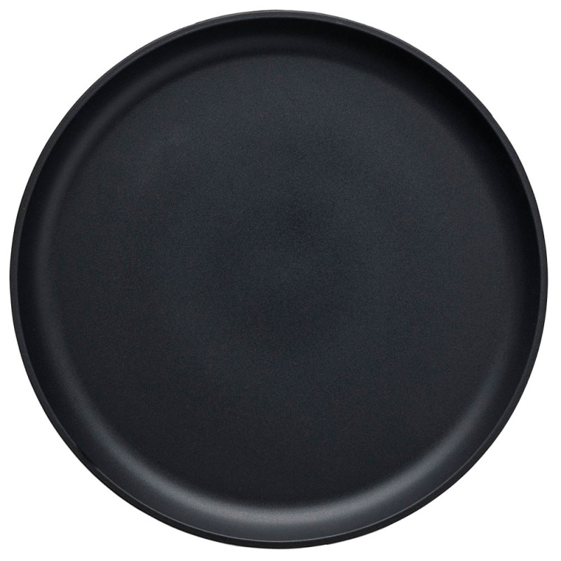 Serwis obiadowy porcelanowy MG Home Artena 32 elementy zestaw talerzy kubków misek dla 6 osób czarny
