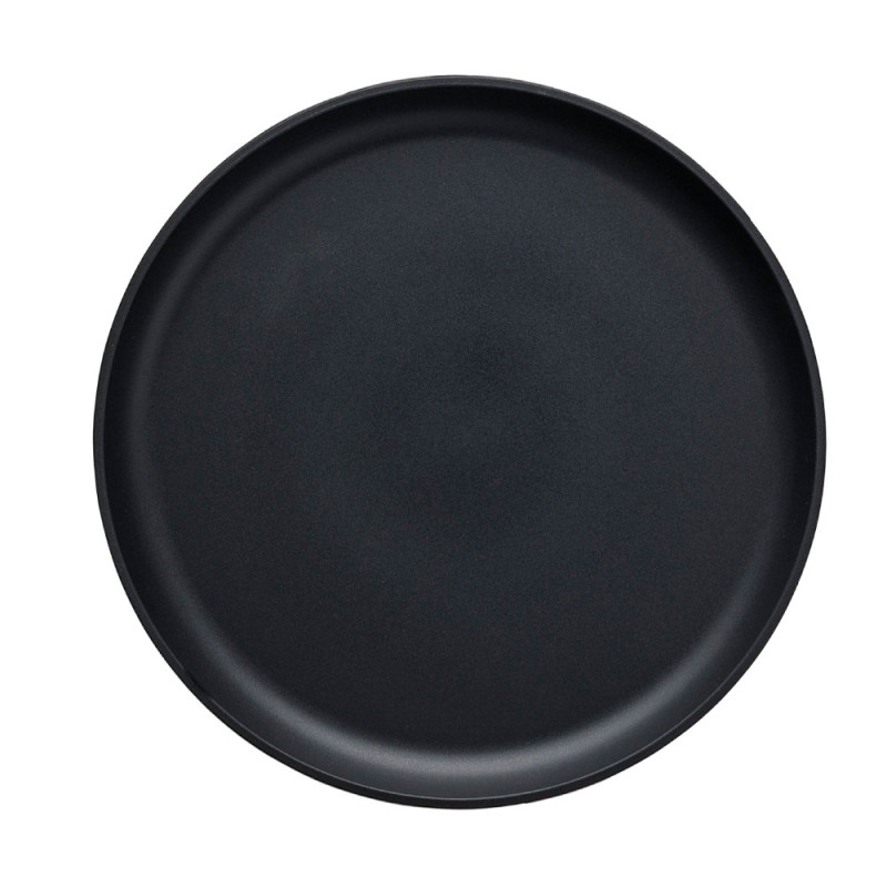 Serwis obiadowy porcelanowy MG Home Artena 32 elementy zestaw talerzy kubków misek dla 6 osób czarny