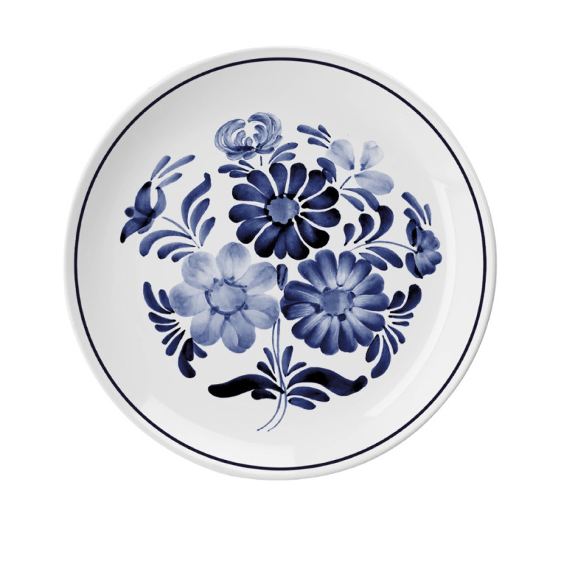 Serwis obiadowy porcelanowy MG Home Sintra 12 elementów zestaw talerzy dla 4 osób kwiaty