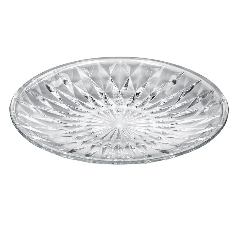 Talerz szklany patera 25 cm Altom Stella patera na ciasto deser