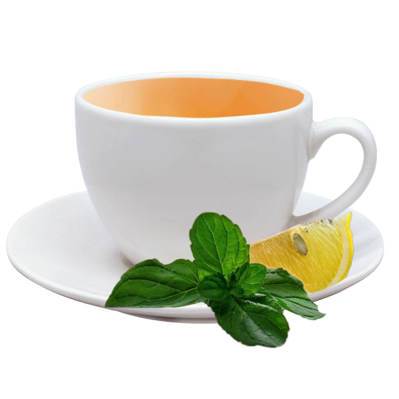 Serwis kawowy porcelanowy biały MG Home Classic 8 elementów zestaw filiżanek 240 ml ze spodkami dla 4 osób