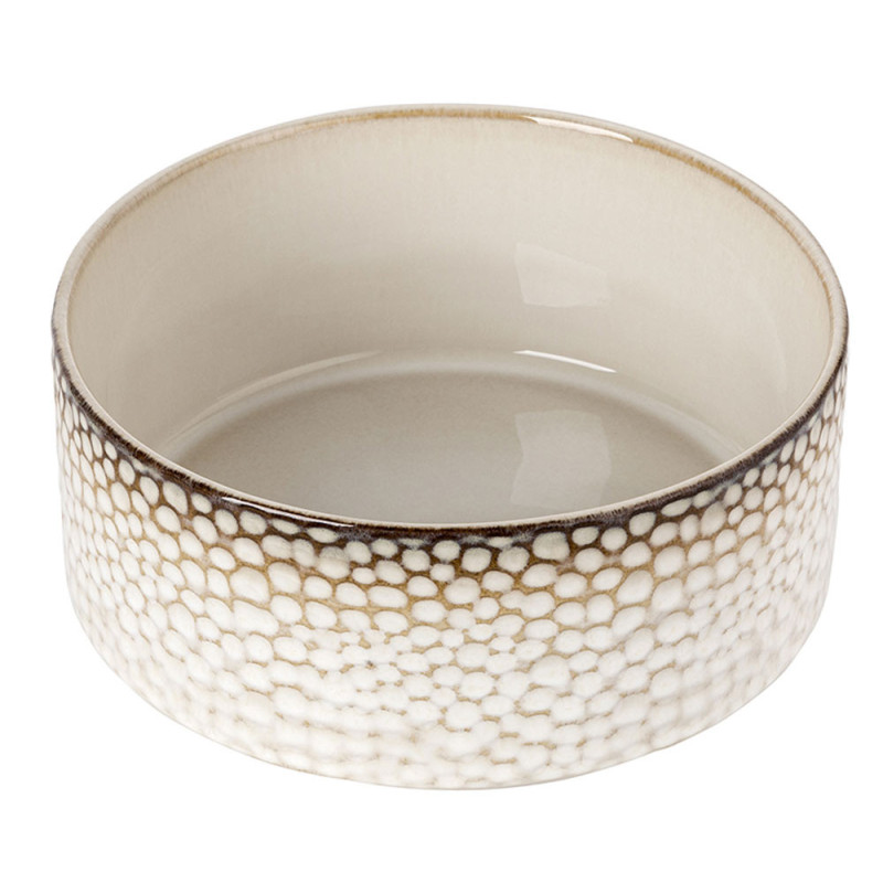 Serwis obiadowy porcelanowy Florina Gambia 18 elementów zestaw talerzy dla 6 osób retro