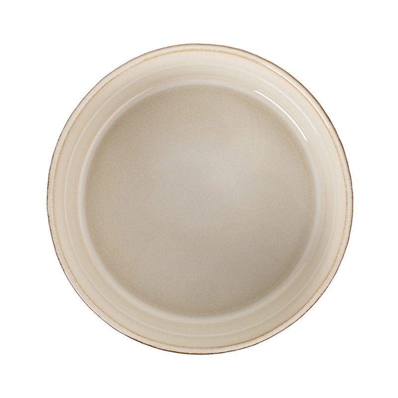 Serwis obiadowy porcelanowy Florina Gambia 18 elementów zestaw talerzy dla 6 osób retro
