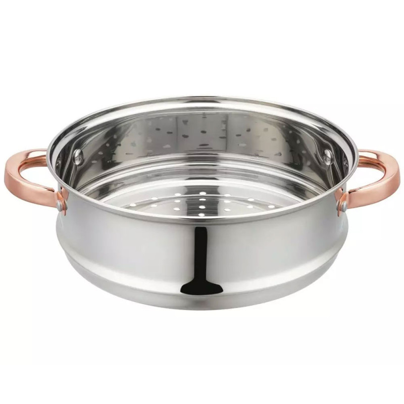 Garnek do gotowania na parze 5 l  parowar 24 cm stalowy 3 elementy  Klausberg KB 7734