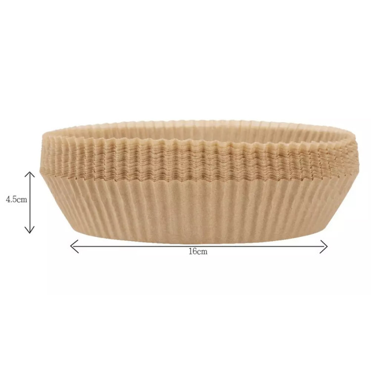 Wkład papierowy do pieczenia w frytkownicy 16 cm okrągły Klausberg KB 7779 papier do pieczenia zestaw 100 sztuk
