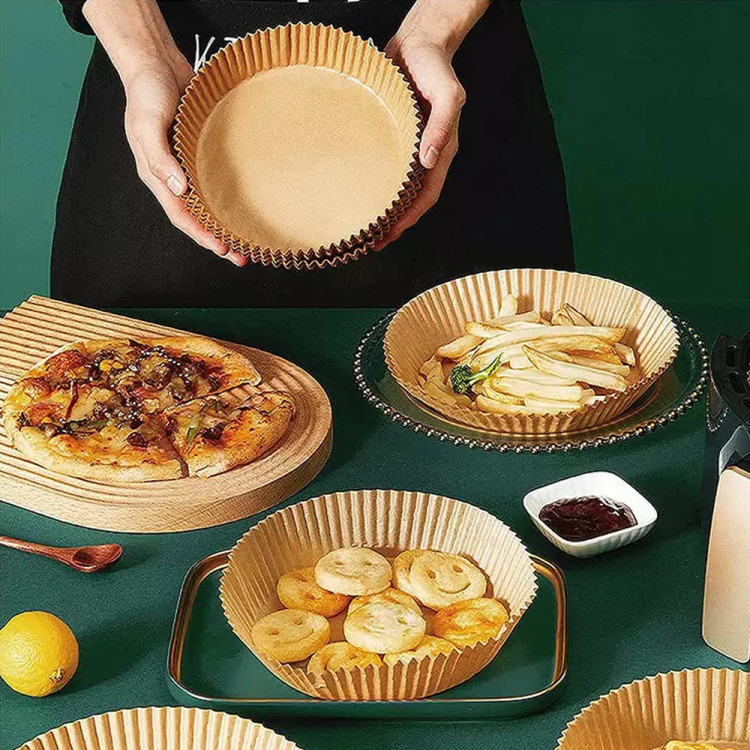 Wkład papierowy do pieczenia w frytkownicy 20 cm okrągły Klausberg KB 7780 papier do pieczenia zestaw 100 sztuk
