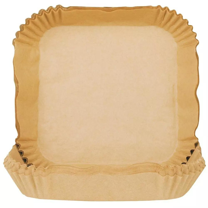 Wkład papierowy do pieczenia w frytkownicy 16X16 cm kwadratowy Klausberg KB 7781 papier do pieczenia zestaw 100 sztuk