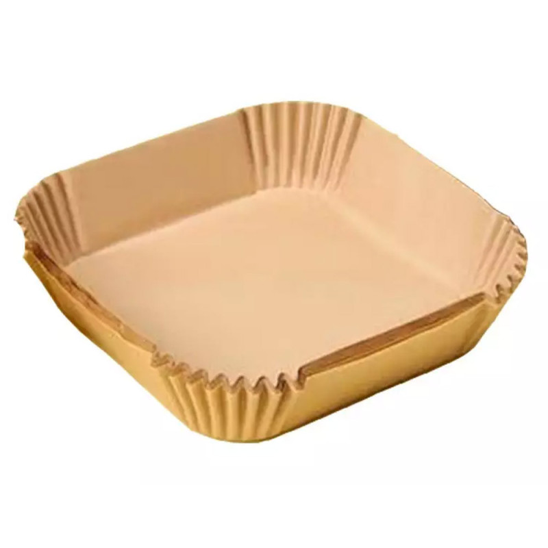 Wkład papierowy do pieczenia w frytkownicy 16X16 cm kwadratowy Klausberg KB 7781 papier do pieczenia zestaw 100 sztuk