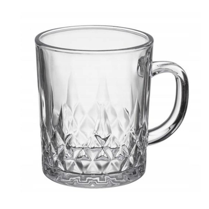 Kubek przezroczysty szklanka Galicja Dublin 240 ml zestaw 6 szklanek