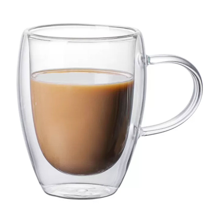 Szklanka termiczna 350 ml z podwójnymi ściankami do kawy herbaty Tragar TR-36-2