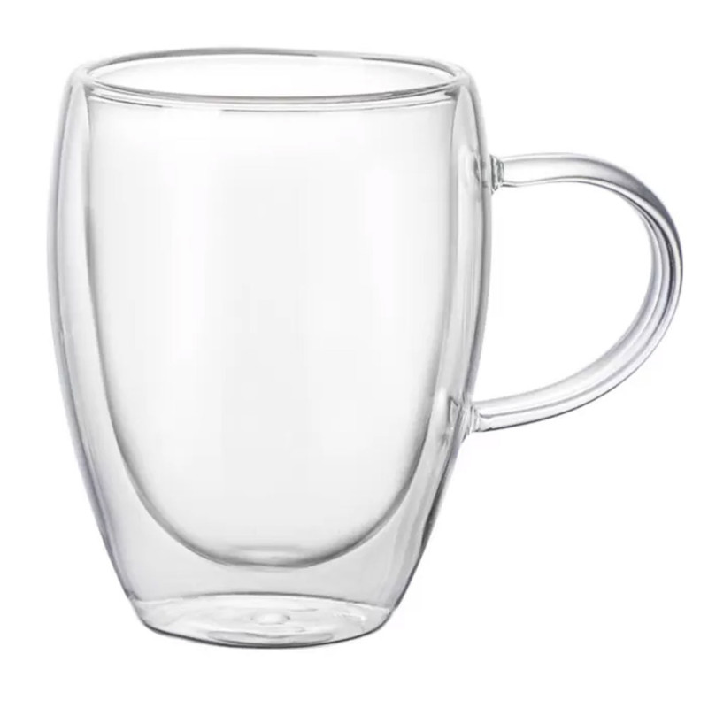 Szklanka termiczna 350 ml z podwójnymi ściankami do kawy herbaty Tragar TR-36-2