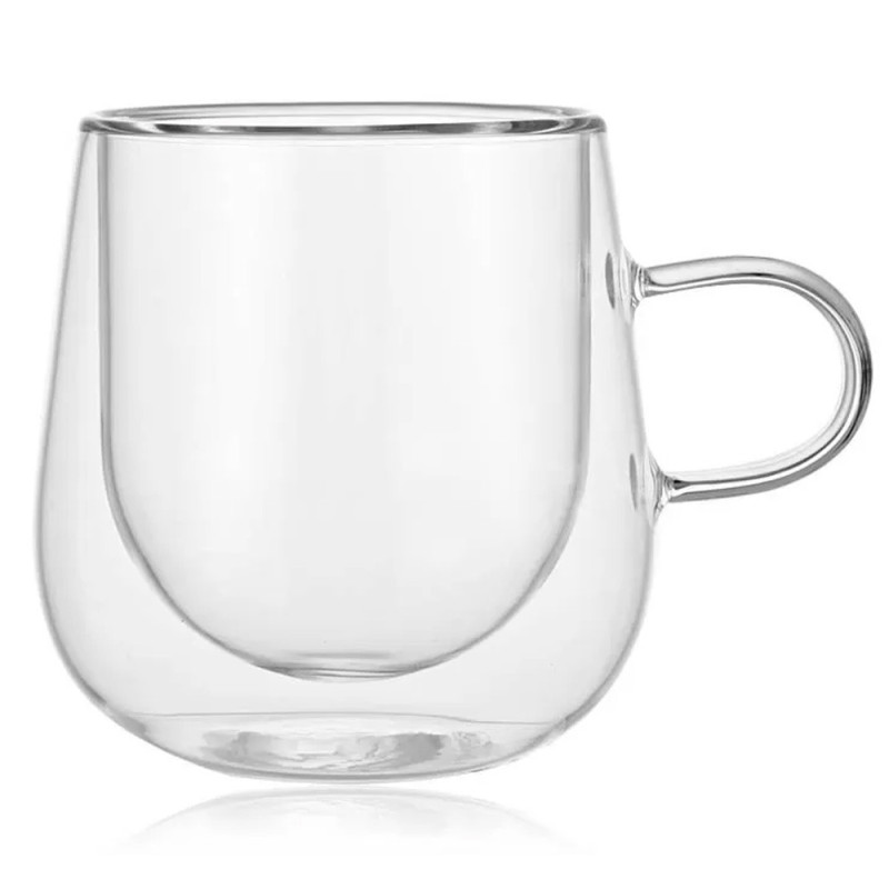 Szklanka termiczna 250 ml z podwójnymi ściankami do kawy herbaty Tragar TR-41-1