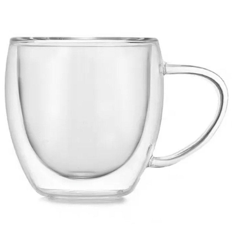 Szklanka termiczna 250 ml z podwójnymi ściankami do kawy herbaty Tragar TR-36-1