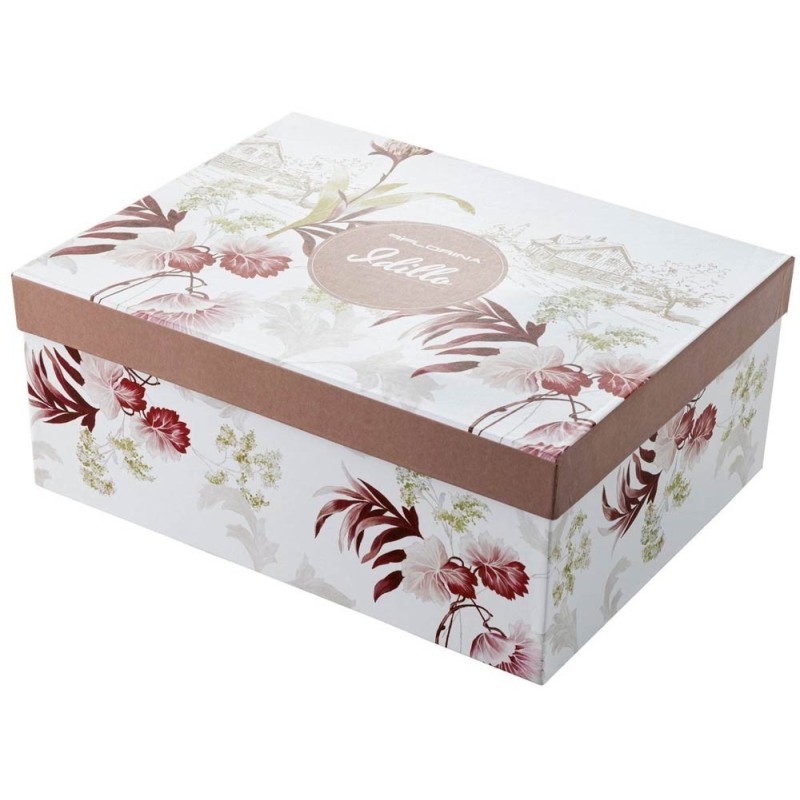 Serwis kawowy dla 2 osób Idilla porcelana zestaw filiżanek ze spodkami 2+2 biały Florina
