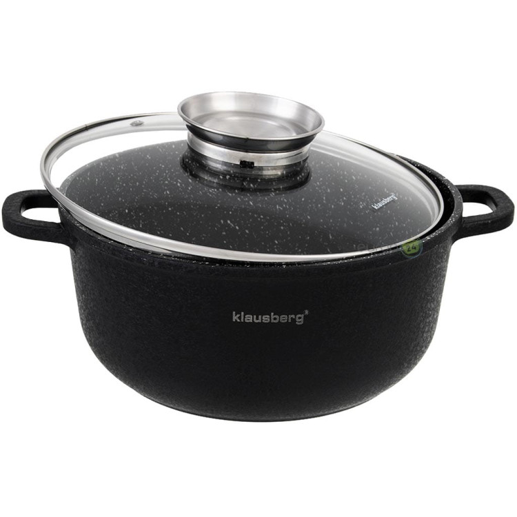 Garnki marmurowe Klausberg KB 7360 Zestaw garnków granitowych indukcyjnych Garnki marmurowe Klausberg KB 7360 Zestaw garnków granitowych indukcyjnych