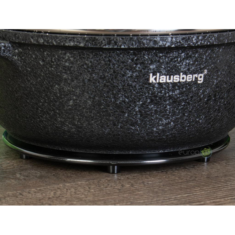 Garnki marmurowe Klausberg KB 7360 Zestaw garnków granitowych indukcyjnych Garnki marmurowe Klausberg KB 7360 Zestaw garnków granitowych indukcyjnych