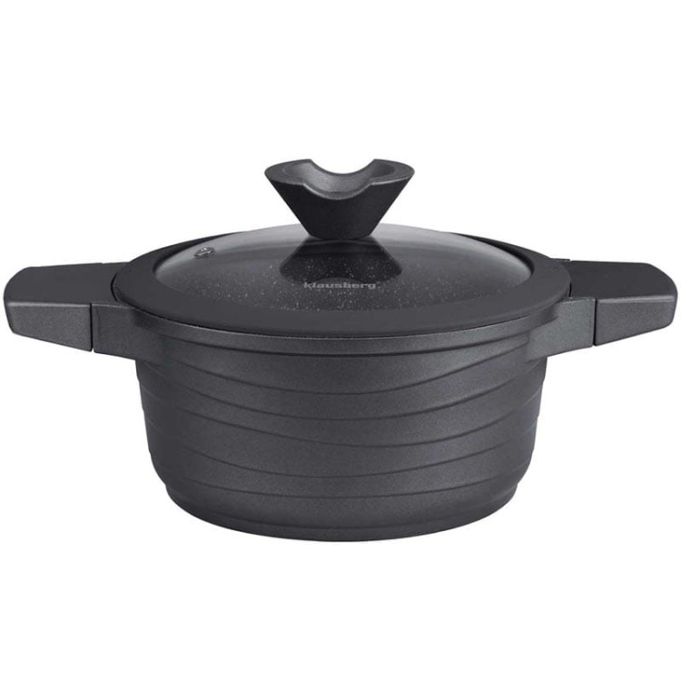 Garnki granitowe Klausberg KB 7351 Zestaw garnków Vivace czarne indukcyjne+noże BH 2111 Garnki granitowe Klausberg KB 7351 Zestaw garnków Vivace czarne indukcyjne+noże BH 2111