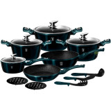 Garnki marmurowe BerlingerHaus 1885 Zestaw garnków Indukcyjnych