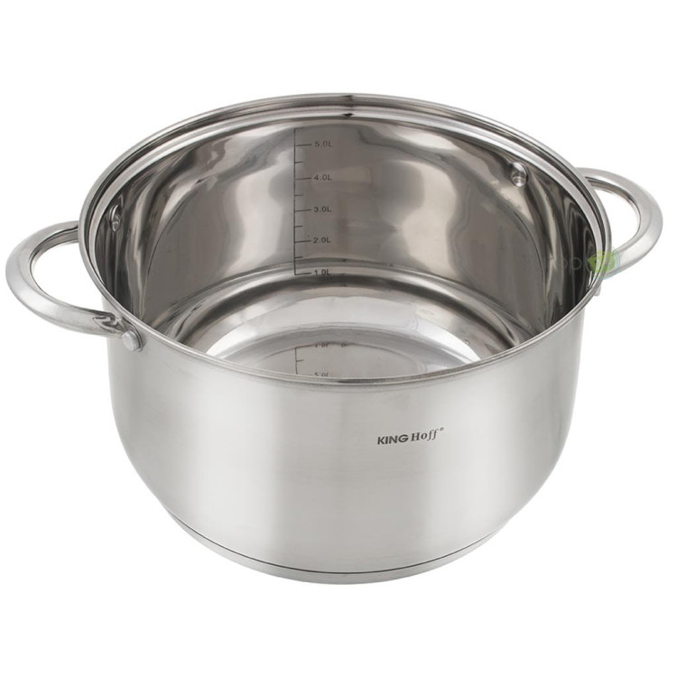 Garnki stalowe KingHoff KH 4447 zestaw garnków indukcja Garnki stalowe KingHoff KH 4447 zestaw garnków indukcja