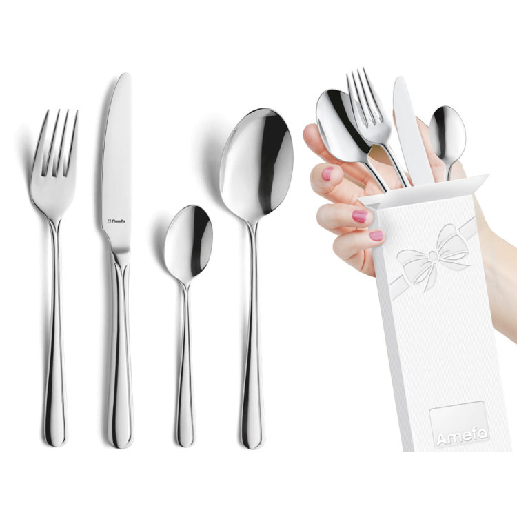 Sztućce restauracyjne Amefa Astoria 1249 24 sztuki sztućców weselnych